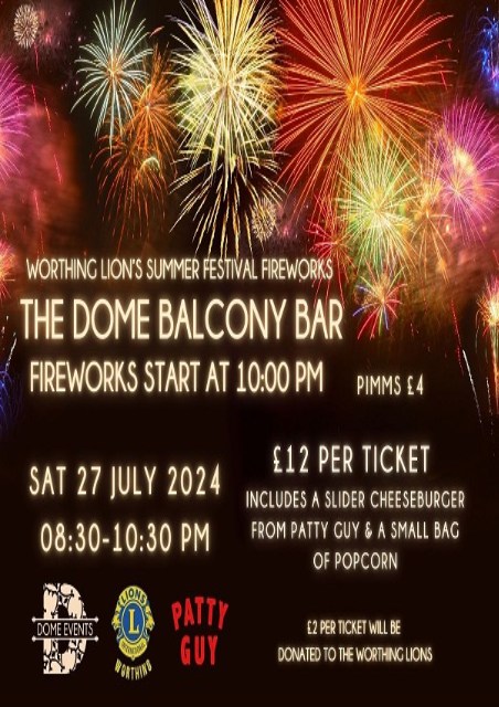 WORTHING LIONS SUMMER FESTIVAL FIREWORKS 